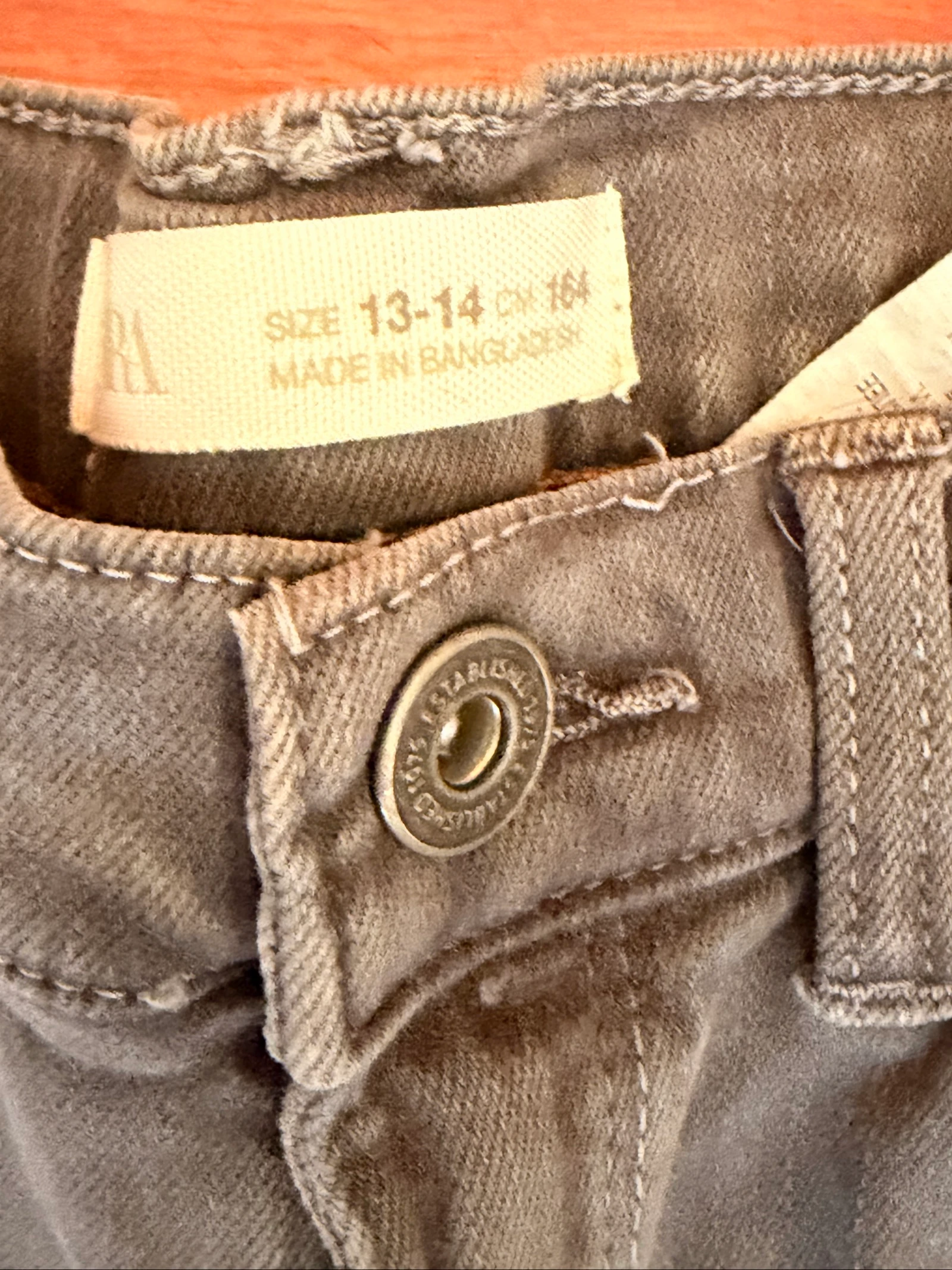 Calças jeans curtas cinza escuro Zara – photo 3